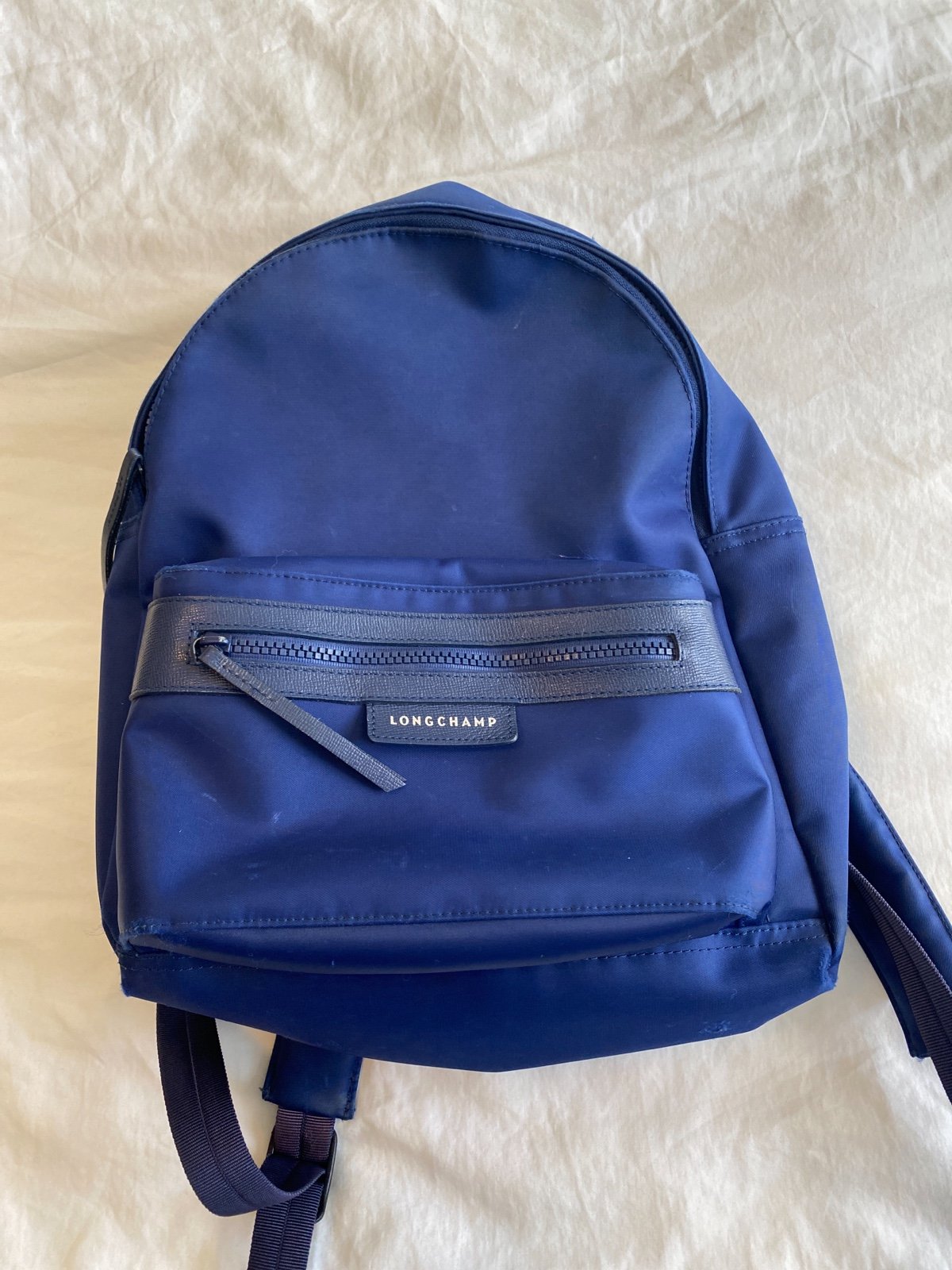 Longchamp backpack navy blue discount