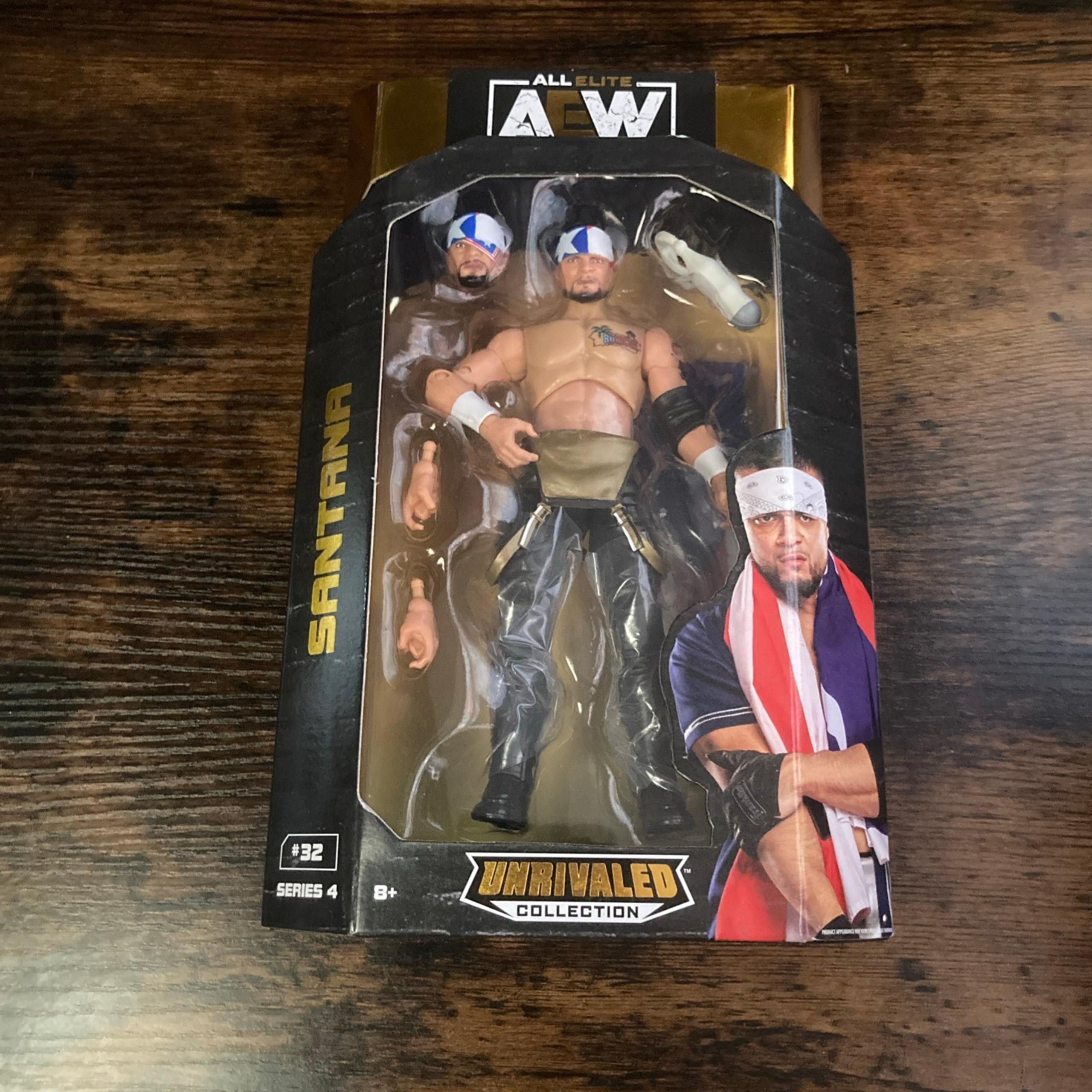 AEW Santana Unrivaled Collection Series #4 Action Figure Jazwares 2021 NEW