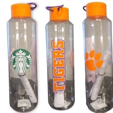 Starbucks Clemson Collectible 24 Oz Drinking Water Bottle NWT