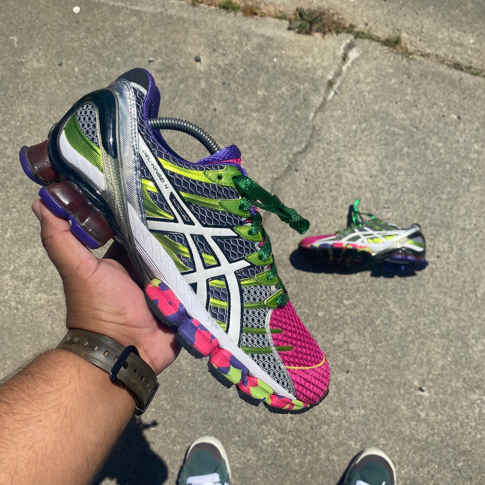 ASICS Gel-Kinsei 4 “Pink/Purple/Green”• Women’s Sz 11