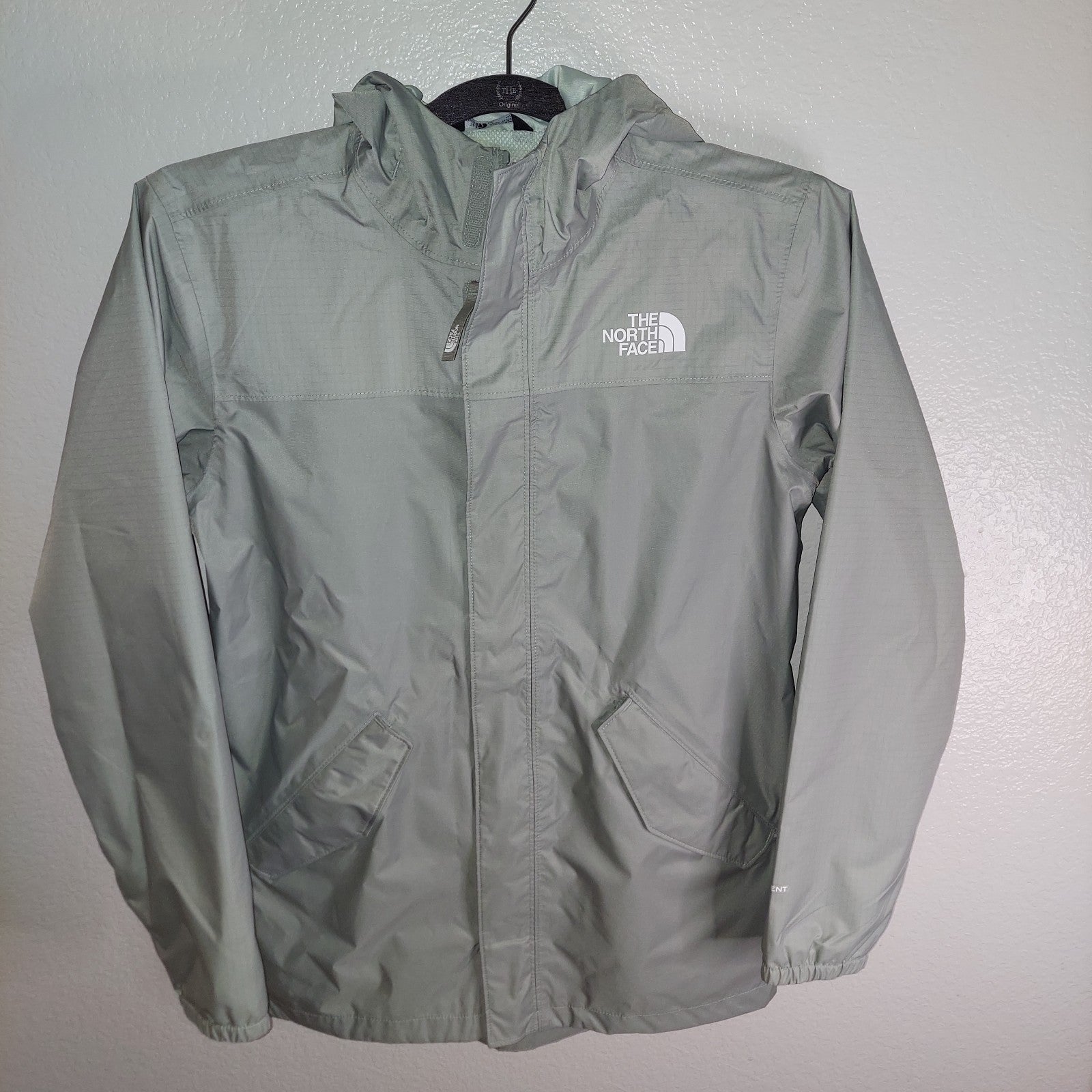 The North Face Soft Shell Windbreaker Jacket, Sage, Youth L