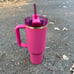 Starbucks x Stanley Holiday 2024 BERRY PINK GLITTER 40oz Tumbler