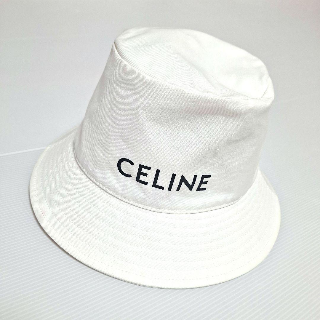 CELINE Logo Hat Bucket Hat L