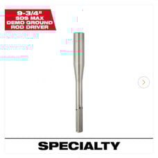 Milwaukee 9-3/4 in. SDS-MAX Demo Ground Rod Driver