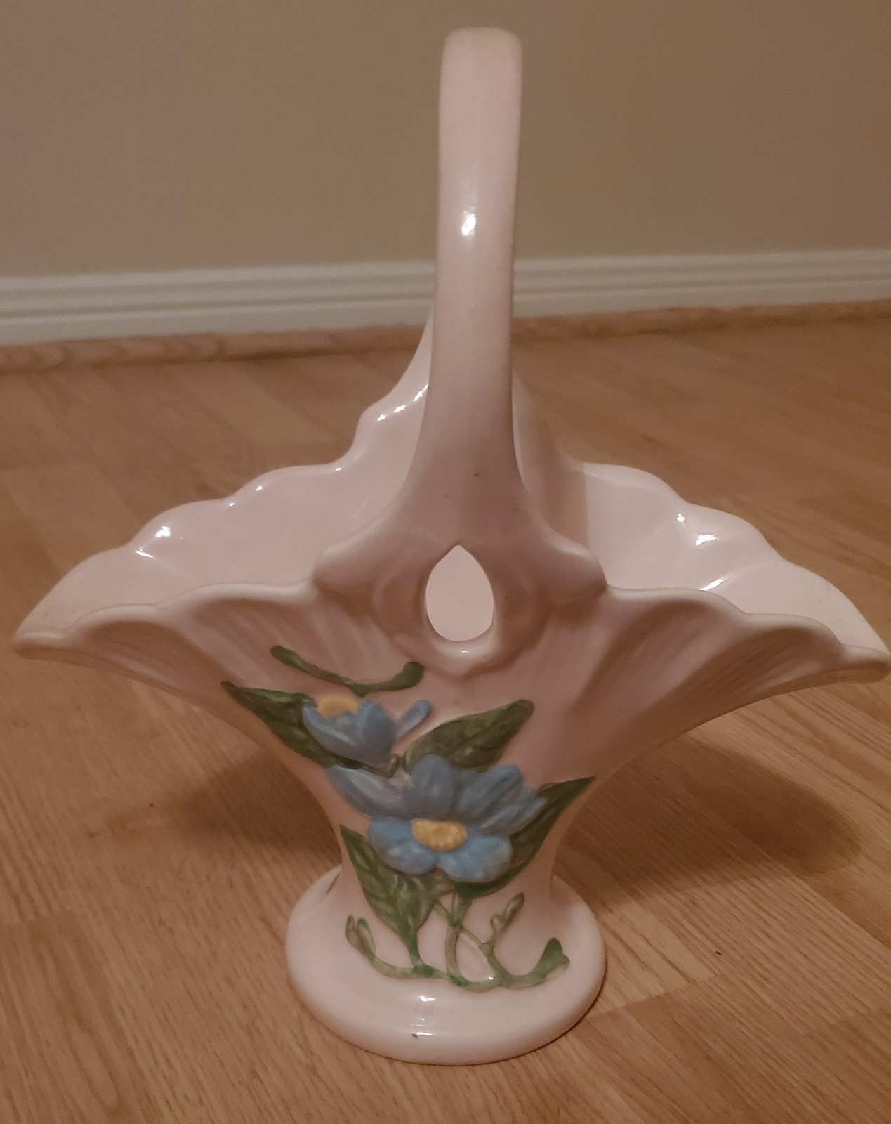 Vintage Hull Pottery Basket