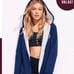 VS PINK SHERPA Lined Anorak Windbreaker