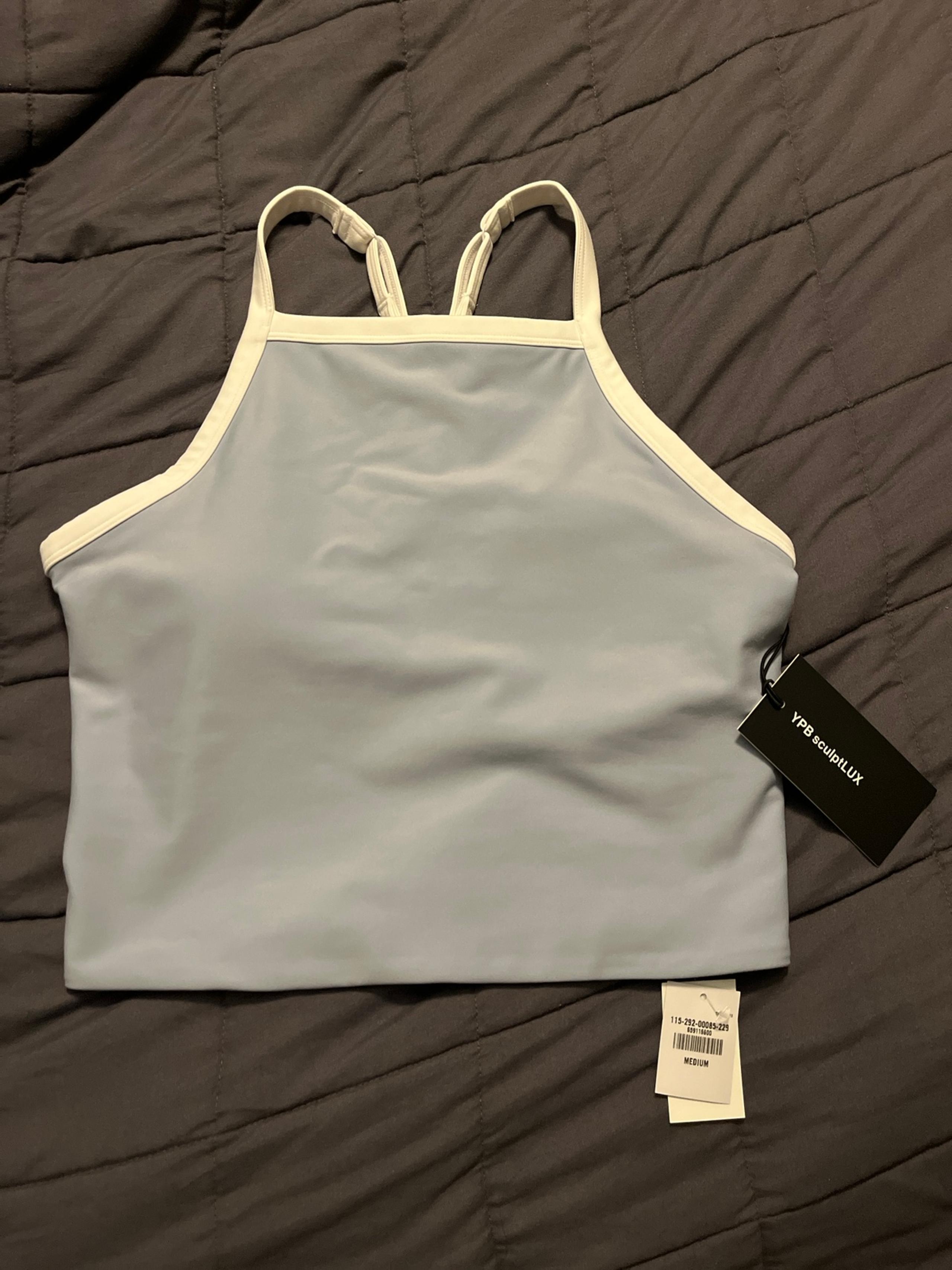 NWT Abercrombie & Fitch sport bra crop top