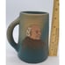Weller Pottery Dickens Ware Handled Mug Monk Decoration Marked