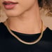 24 Womens Cuban Chain Necklace Miami Style Ladies Chains Link 18K Gold NEW 18 K