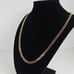 24 Womens Cuban Chain Necklace Miami Style Ladies Chains Link 18K Gold NEW 18 K