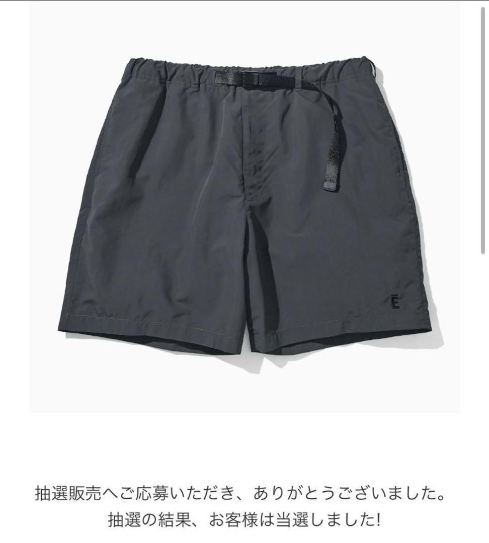 新品ennoy NYLON EASY SHORTS (CHARCOAL) M Ennoy NYLON EASY SHORTS (Charcoal Gray)