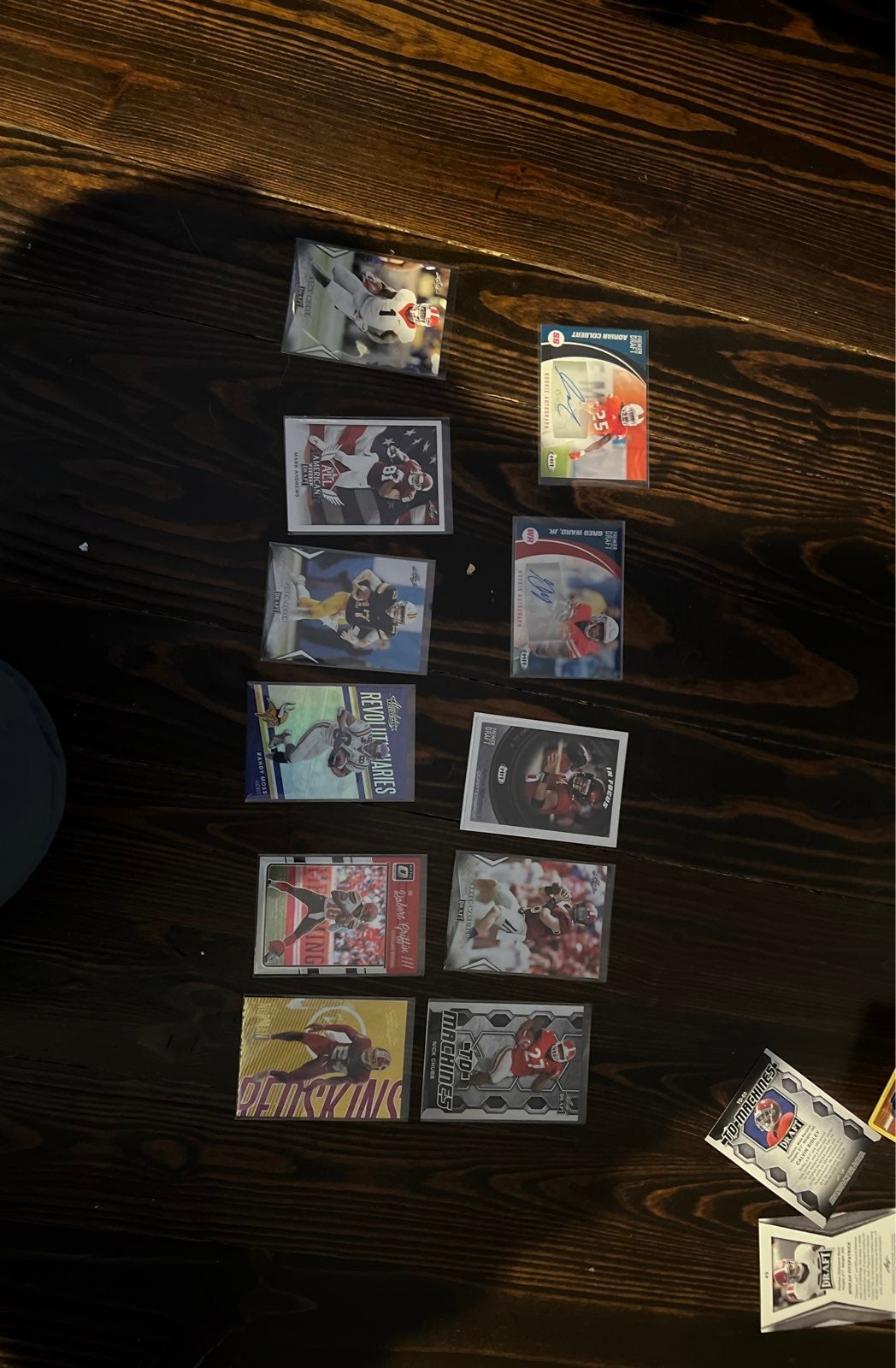 football draft card lot+ randy moss 100+ cards all cards in new condition