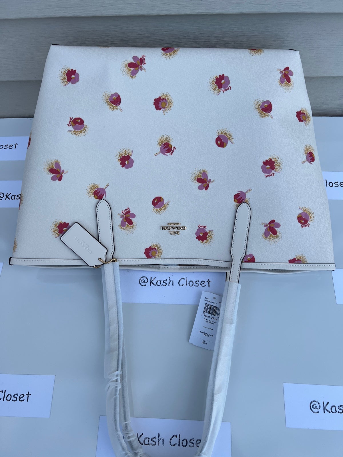 Coach City Tote With shops Pop Floral Print