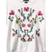 NEW Chelsea & Theodore Embroidered Floral Boho Sweater Top Size XL Multicolor