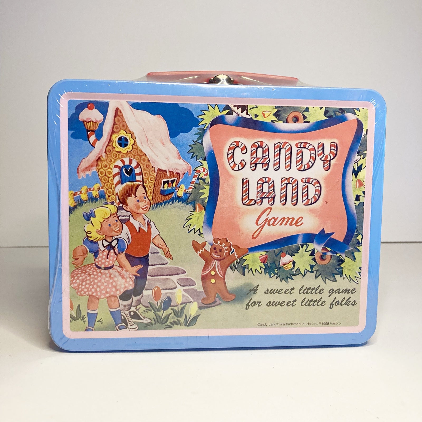 New 1998 Hasbro Candy Land Collectible Tin Lunchbox Sealed