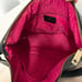 Kate Spade Black Leather hobo Shoulder Bag Pink Jacquard Lining WKRU3028
