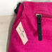 Kate Spade Black Leather hobo Shoulder Bag Pink Jacquard Lining WKRU3028