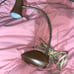 Desk lamp vtg imar flex dark tan color