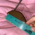 Desk lamp vtg imar flex dark tan color