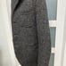 Slate & Stone Virgin Wool Blend Coat/Blazer Dark Gray Medium Made In Italy READ