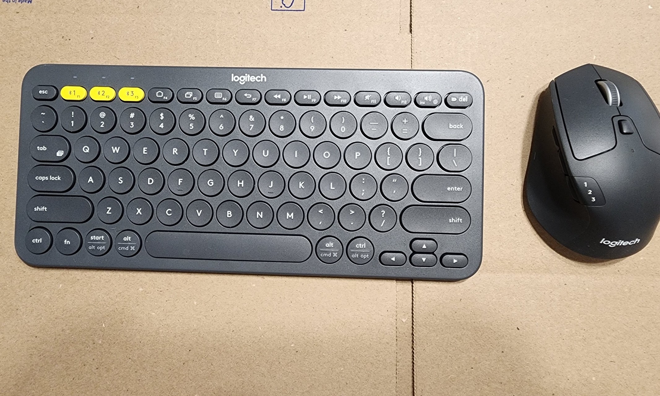 Logitech K380 & Logitech Triathlon Mouse