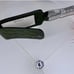 NEW Coach Signature Leather Dark Shamrock Green Luggage Tag
