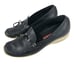 Prada Black Slip On Loafers Size 38