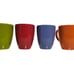 Waechterbach Cup Multi-Color Set 4. Color = Green, Maroon, blue, Orange.