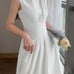 Elegant Woman Green Sleeveless Jumpsuit Summer Outfit Bandage High Waist Wide Le