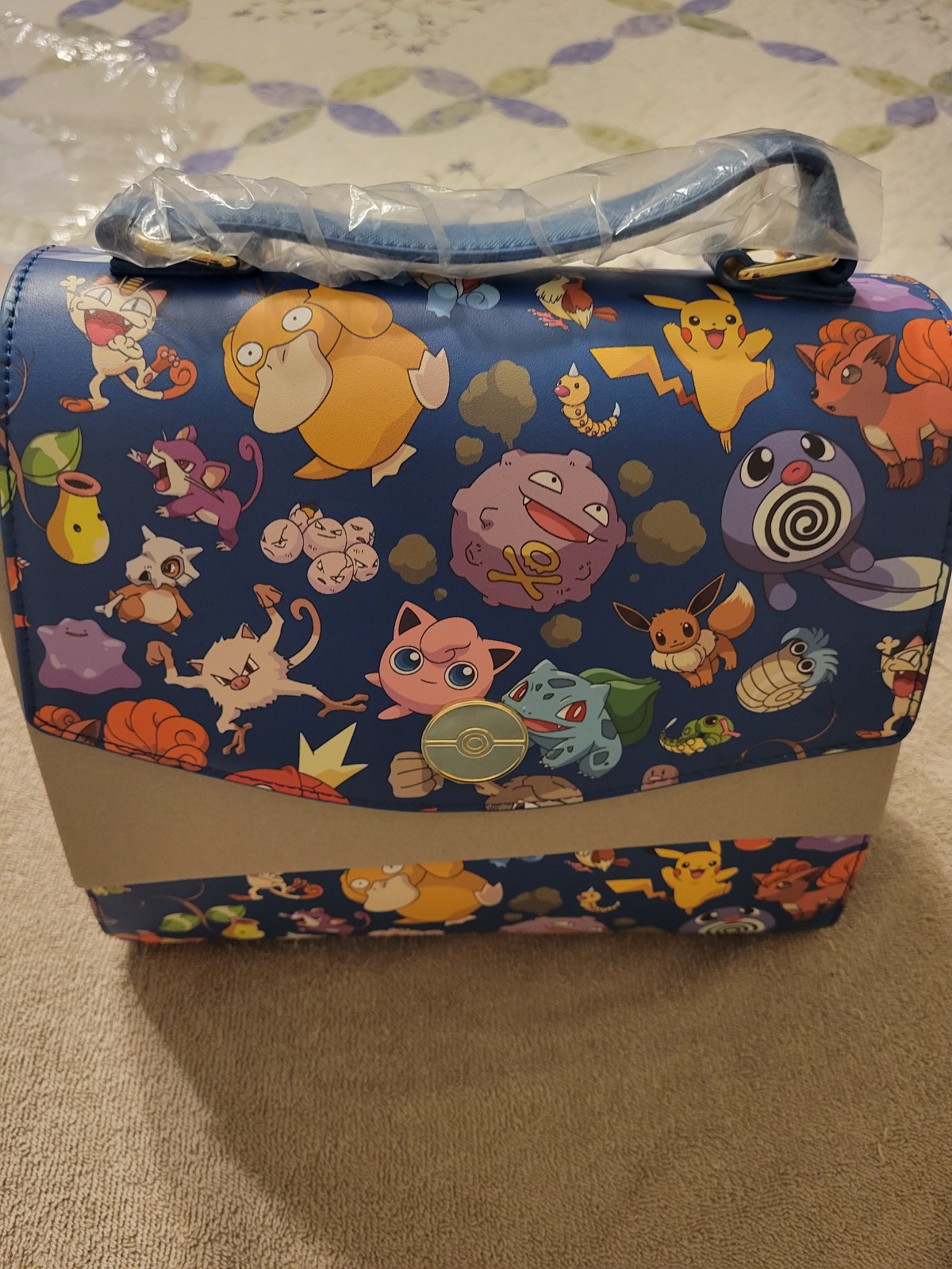Pokemon First Generation Allover Print Crossbody Loungefly Purse BNWT
