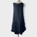 Kaliyana Manifold Dress Black Roma Sleeveless Lagenlook Layered Size 2
