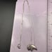 Vintage Sterling Native Style Bear Slider Pendant with box chain