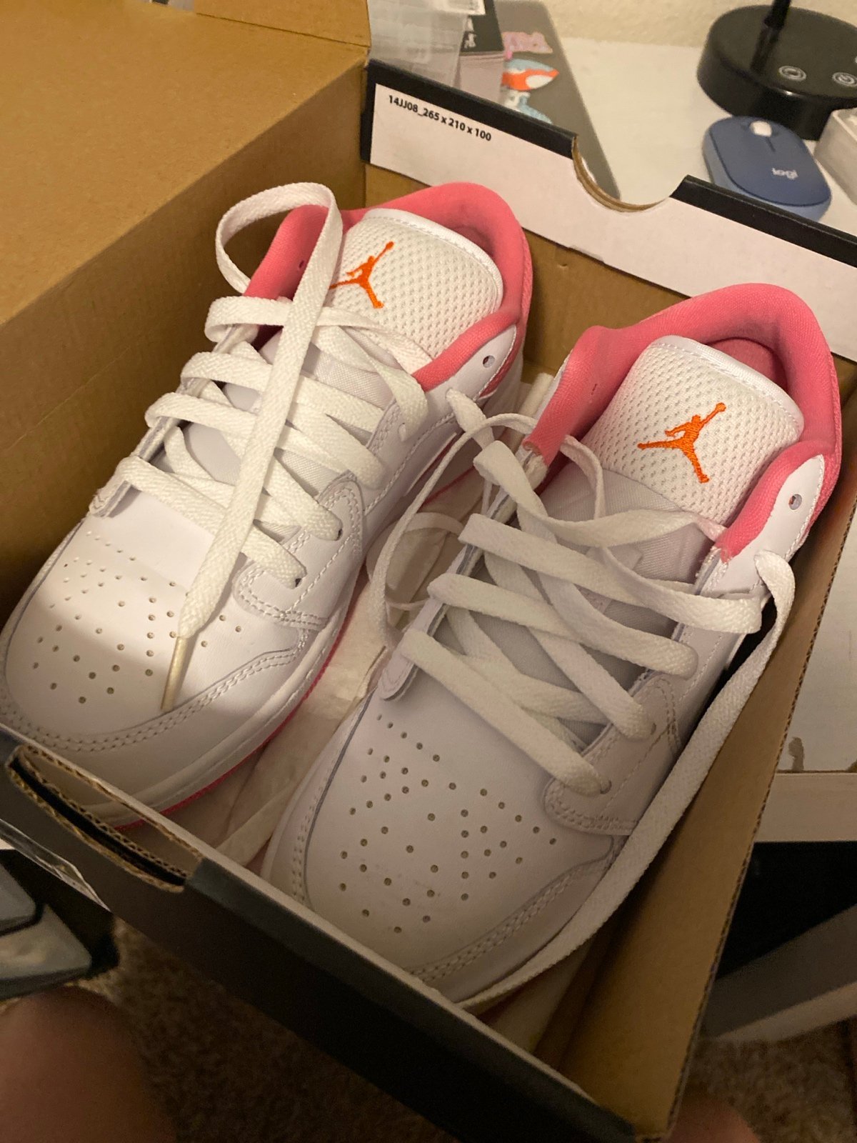 Air Jordan 1 Low (GS) Pinksicle Orange