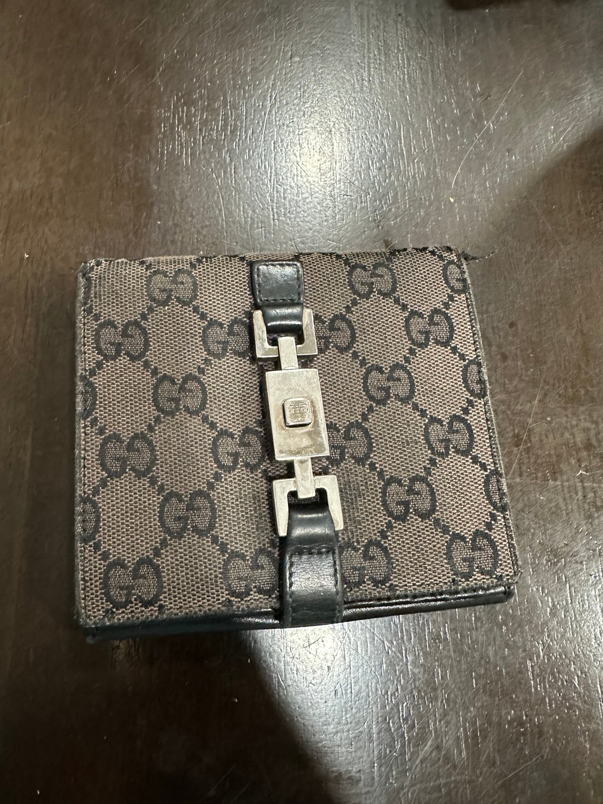 GG Monogram Interlocking Wallet