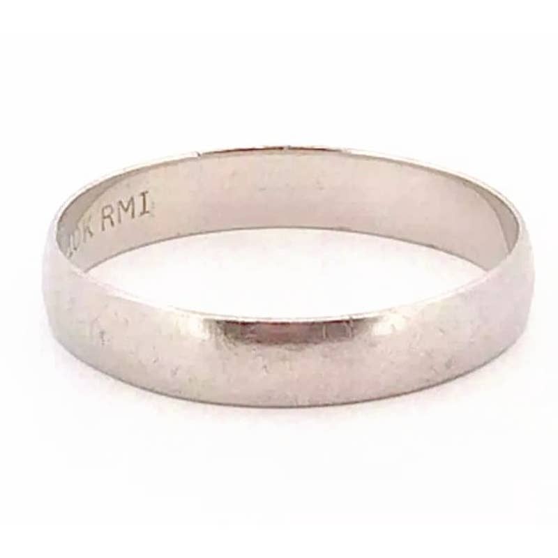 10k Men's Wedding Band Men's Wedding Ring size 9,10,11,12,13 10k WHITE GOLD