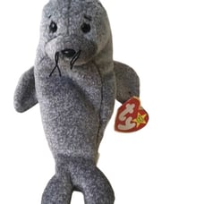 Ty RARE TY BEANIE BABY SLIPPERY SEAL RET