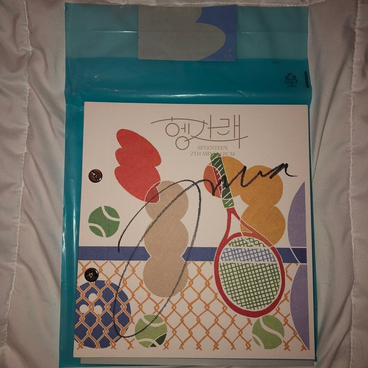 Seventeen Joshua Signed Henggarae album