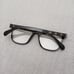 Black Gothic glasses Chrome Heart style Eyeglasses