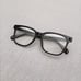 Black Gothic glasses Chrome Heart style Eyeglasses