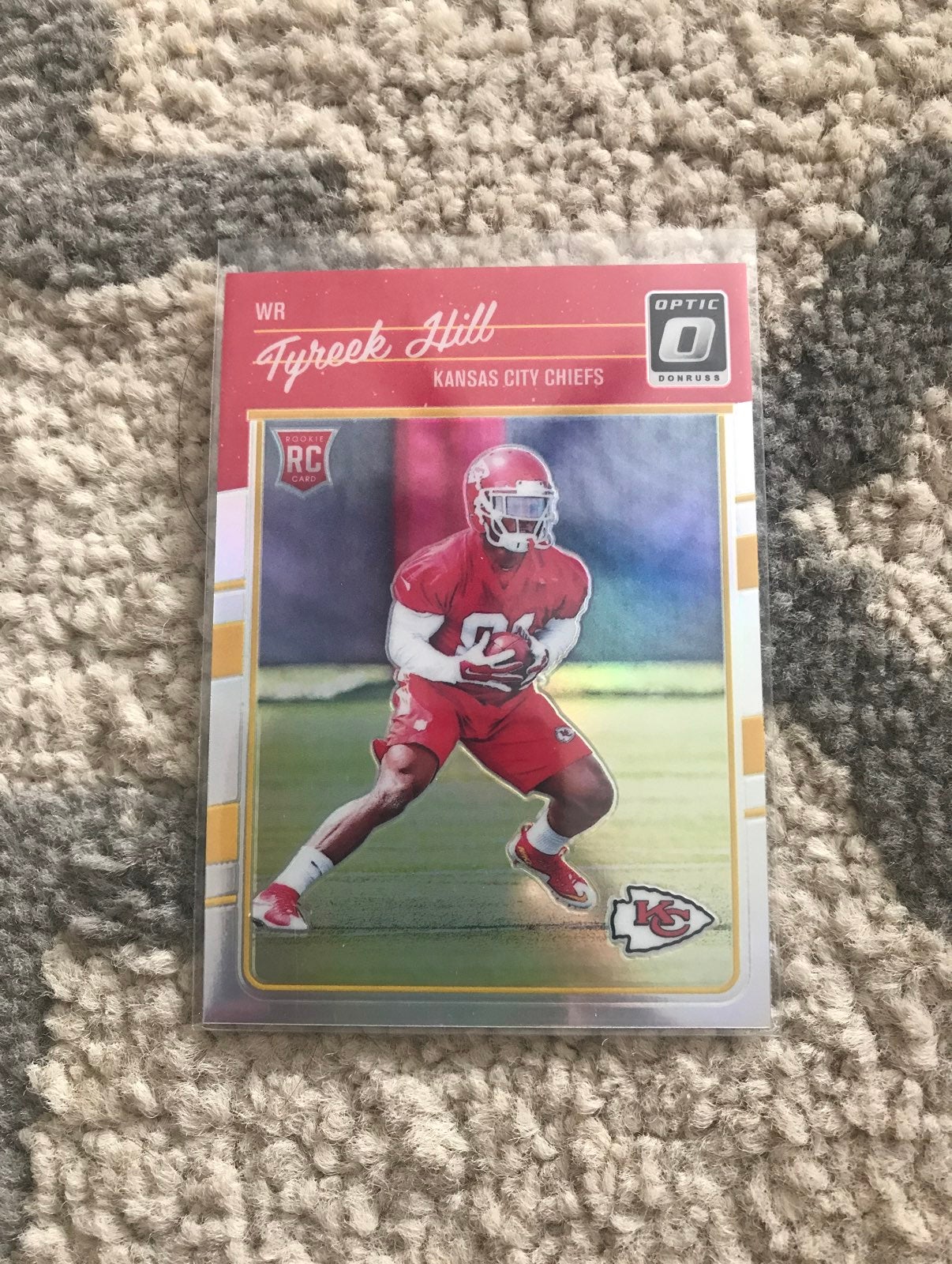 Tyreek Hill Optic Holo Silver Rookie