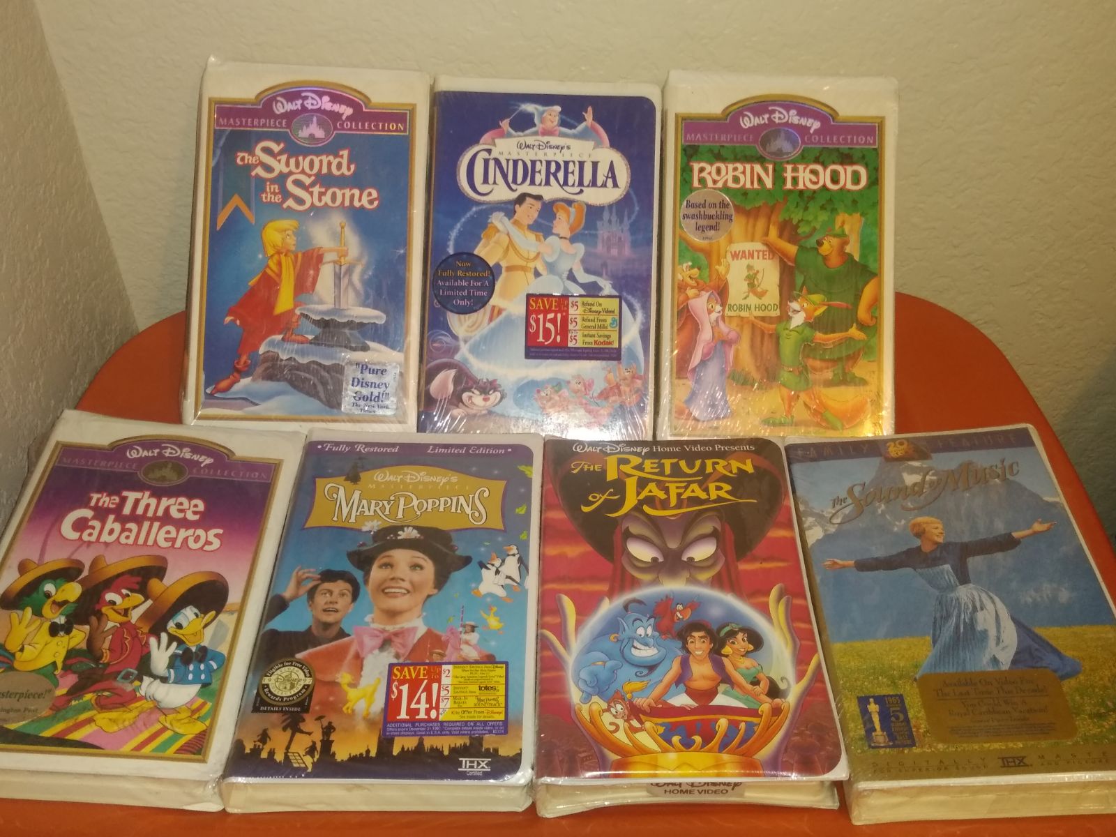 Disney VHS Movies New & Sealed
