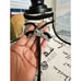VTG Cowboy Revolver Charm Bolo Fabric Cord Tie.