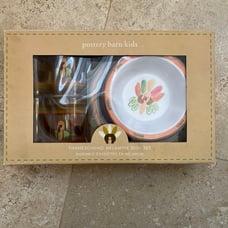 Pottery Barn Kids Thanksgiving melamine dish set. Vintage.