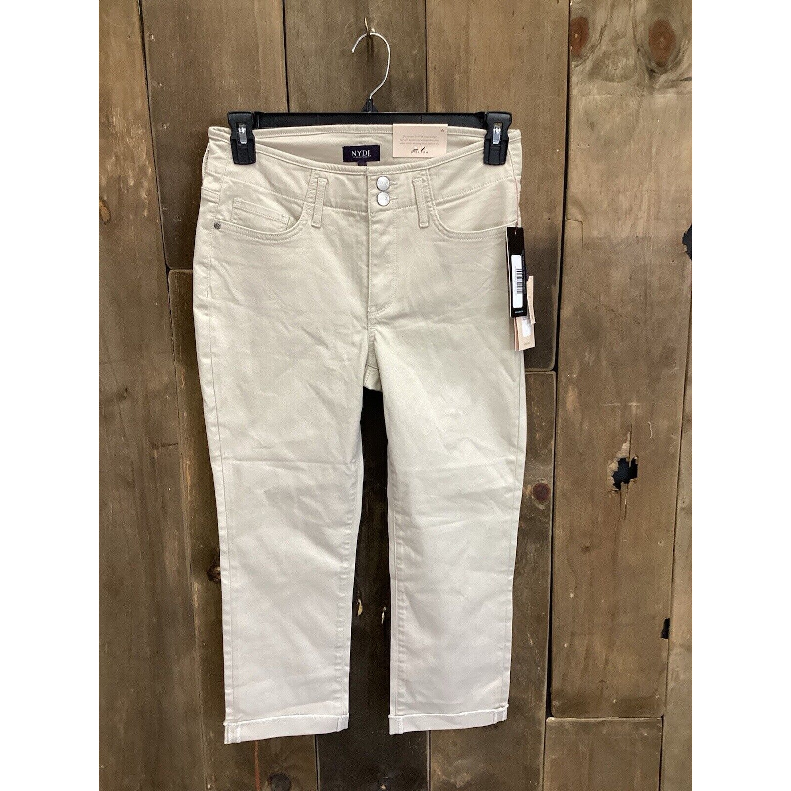 Nydj Chloe Capri Hollywood Heather size 6