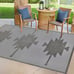 Tegan Indoor Outdoor Area Rug, 7-Foot 10-Inch by 10-Foot