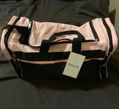 New Blank Sports Duffle Bag Gym Bag Travel Duffel with Adjustable Strap.