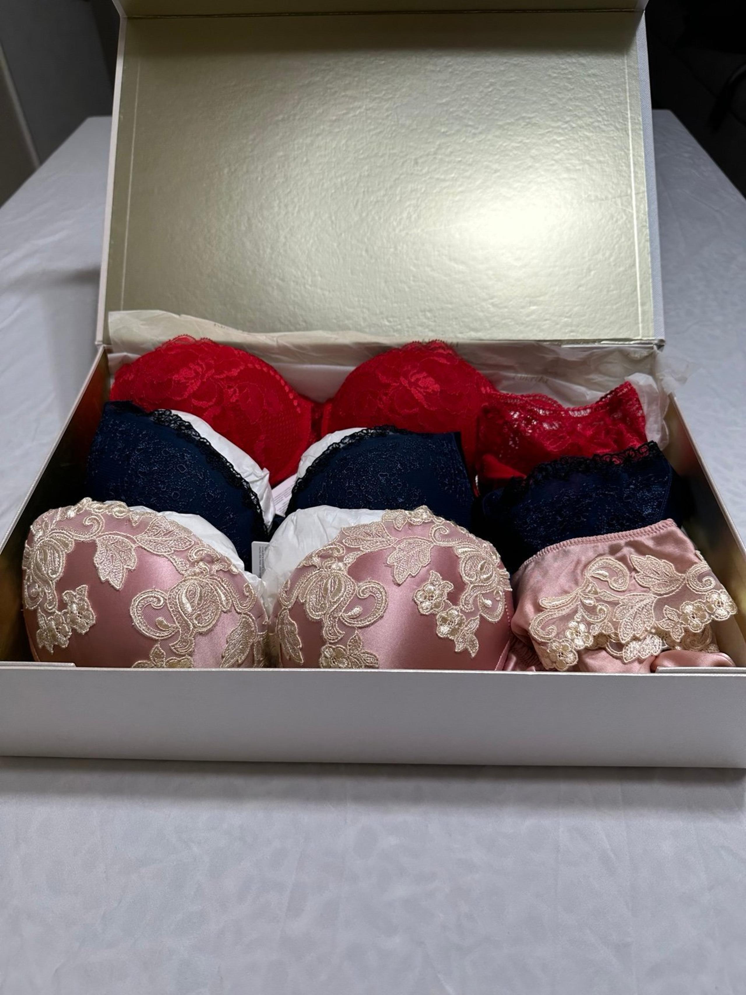 LA Perla 6 Piece Bra/Panty Sets Uber Luxury US 36C Panties US L