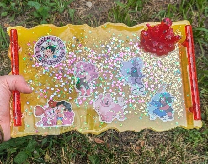 Steven universe resin bar tray