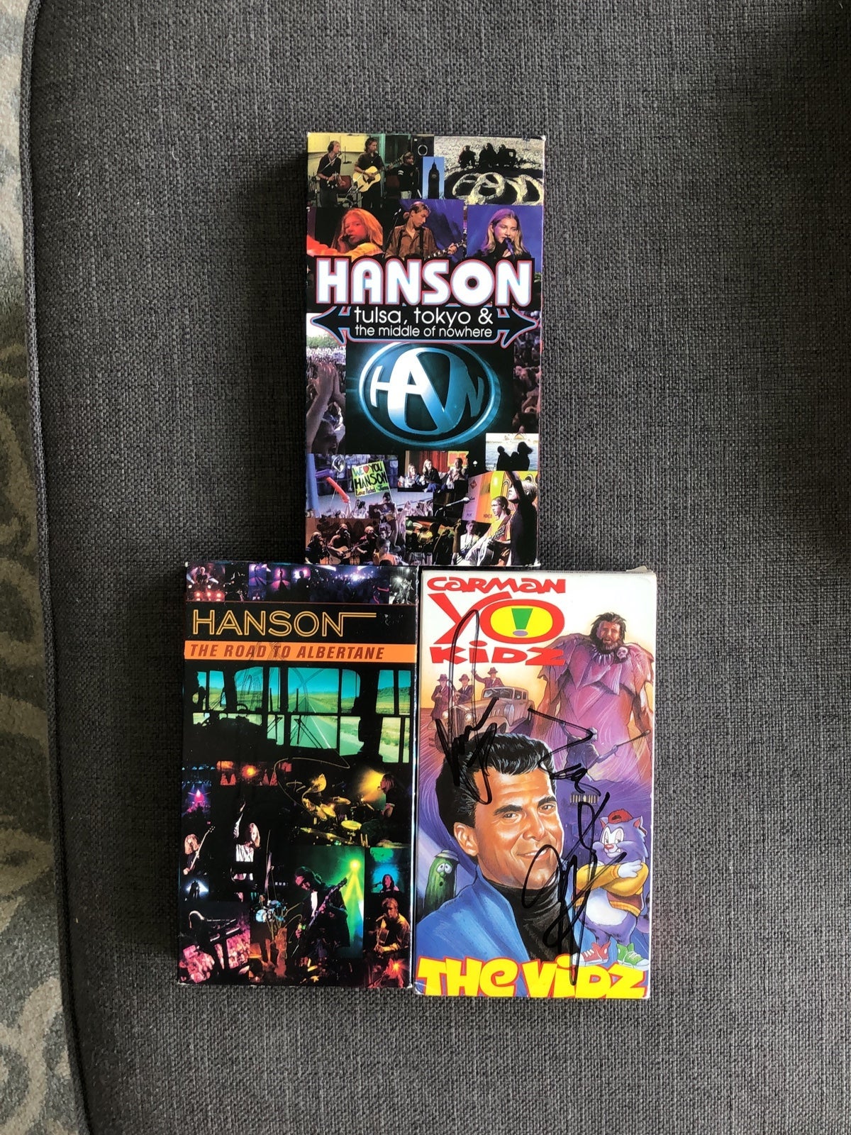 Hanson - VHS Collection | 2 Autographed!