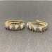 Ross-Simons 18K Gold Opal Diamond Hoop Earrings